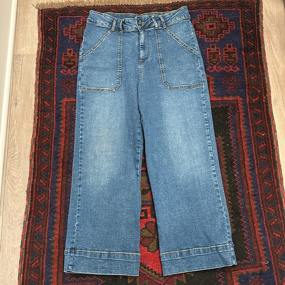 bagatelle Denim - Bagatelle Collection NY High Waist Wide Leg cropped Jeans